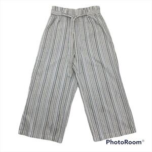 JUST Living Wide Leg Cropped Pants Size M